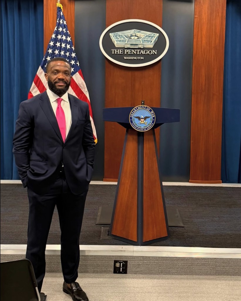 Maurice Clarett at The Pentagon